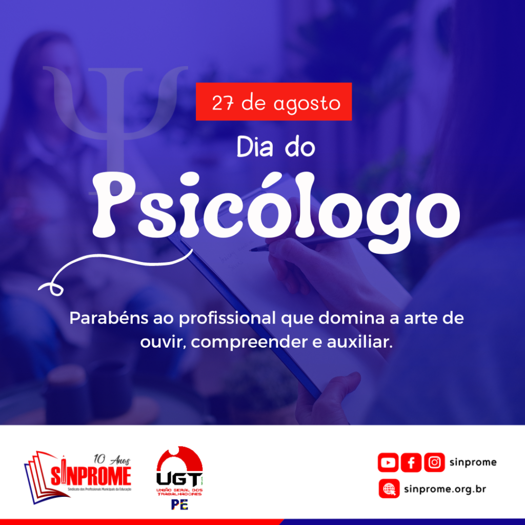 Dia do Psicólogo SINPROME