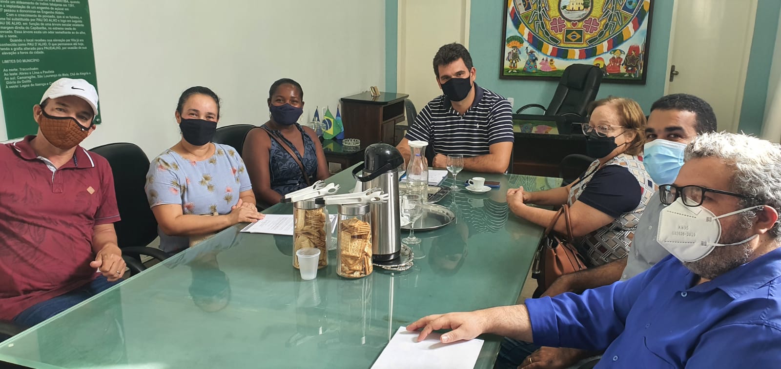 Reunião com Prefeito do Paudalho e Secretária de Educação