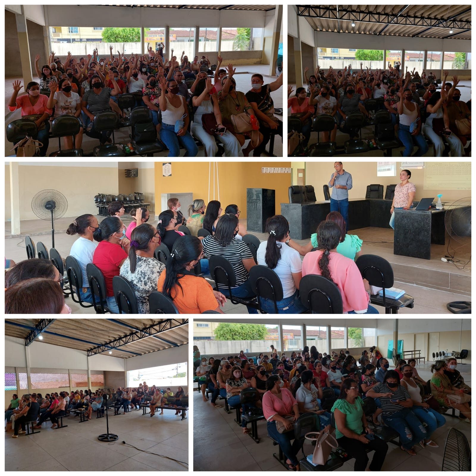 Assembleia com todos os Profissionais de Educação