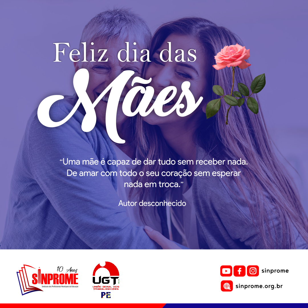 Feliz dia das Mães