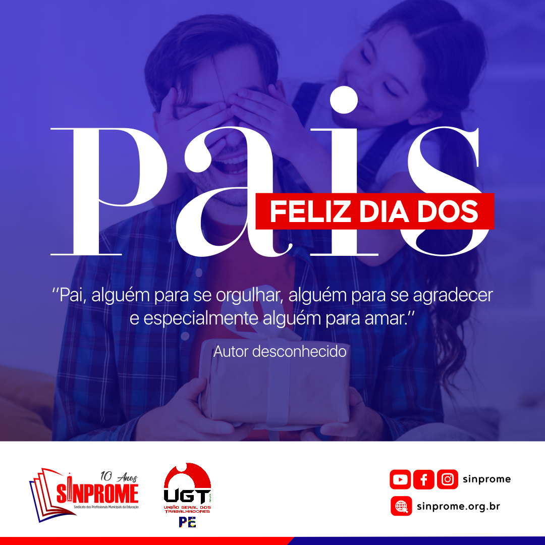 Feliz dia dos Pais!
