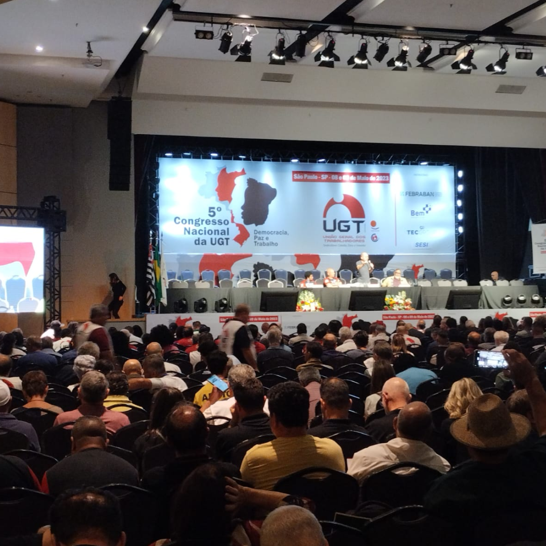 O SINPROME participou do congresso da UGT