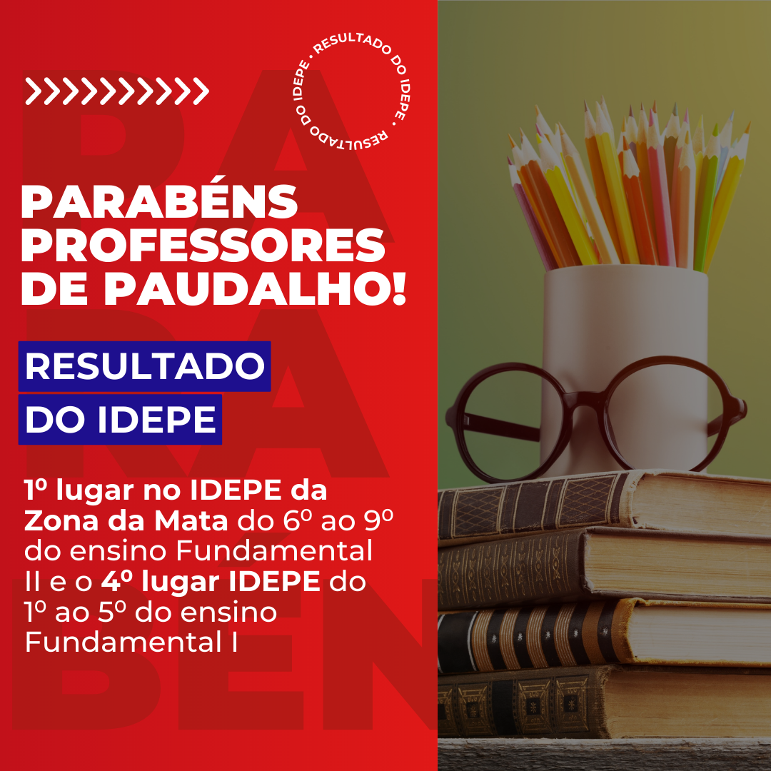Parabéns Professores de Paudalho!