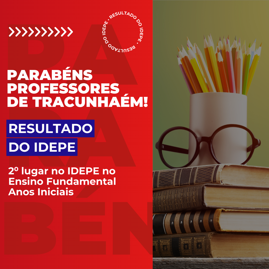 Parabéns Professores de Tracunhaém!