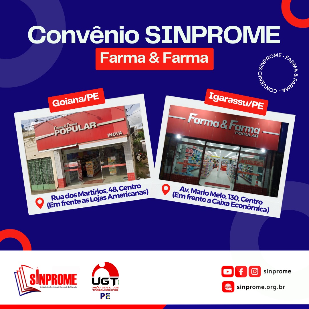 SINPROME fecha convênio