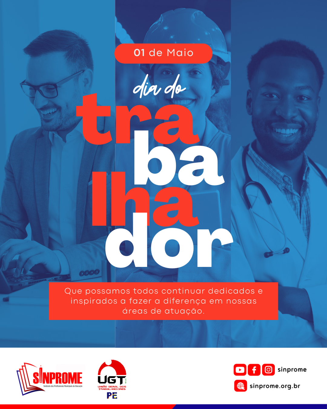 Feliz dia do Trabalhador!