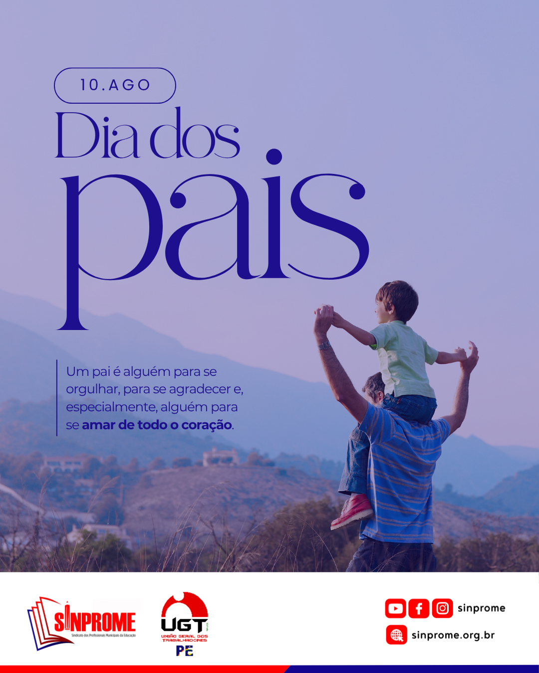 Feliz dia dos Pais!