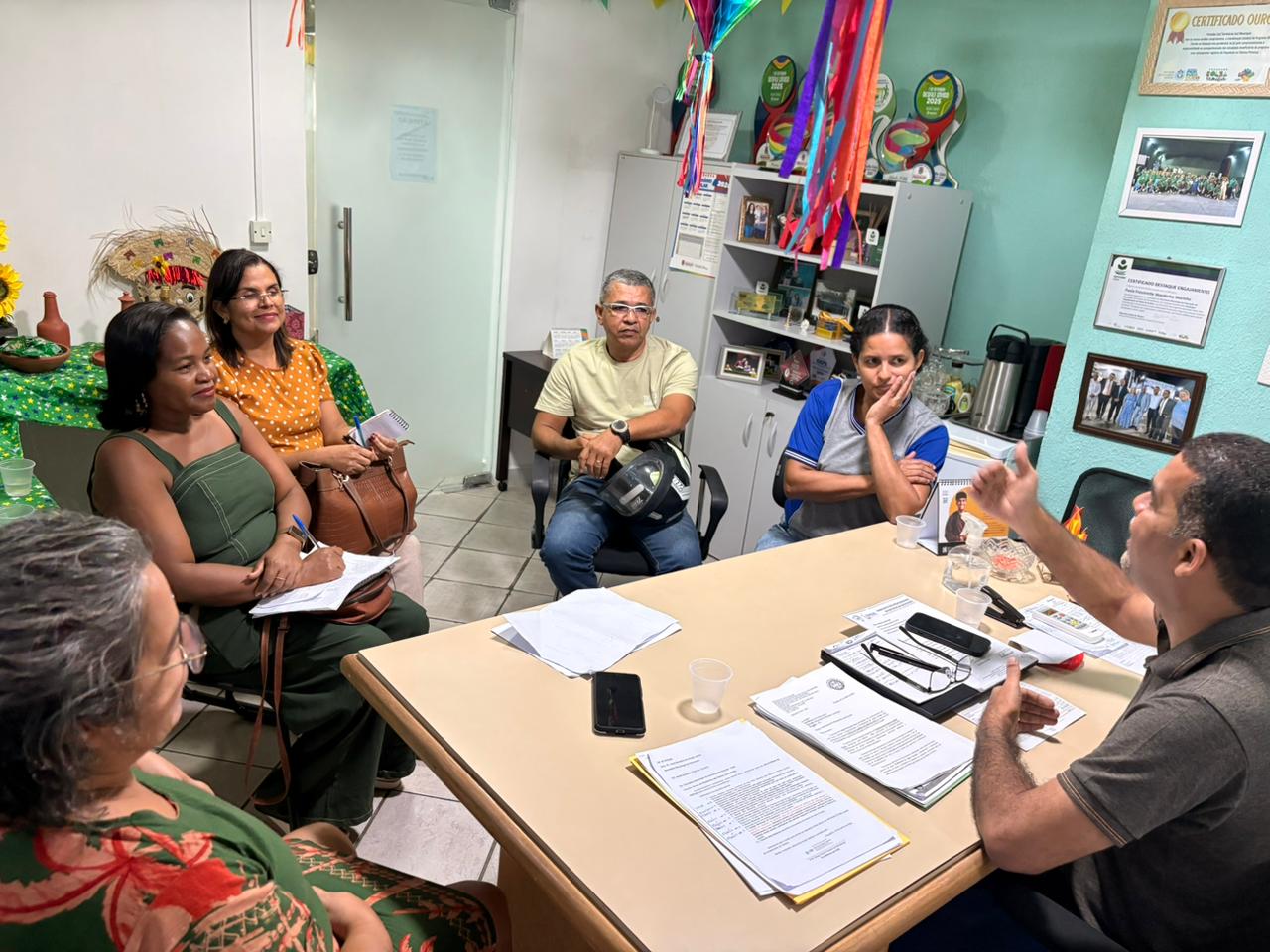 Reunião com a Secretaria de Educação de Paudalho